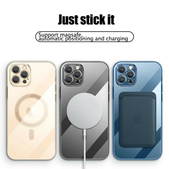 Magsafe  Case for iphone 13  Clear Cover Magnetic - Picture 2 of 7